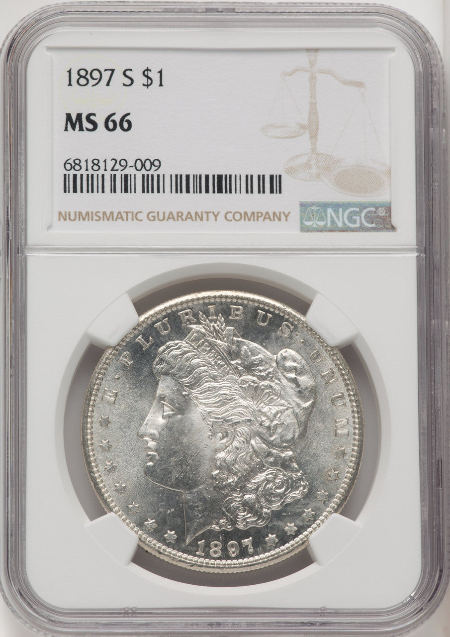 1897-S Morgan Dollar NGC MS66