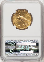 1908 $10 MOTTO Indian Eagle NGC MS63 (771966019)