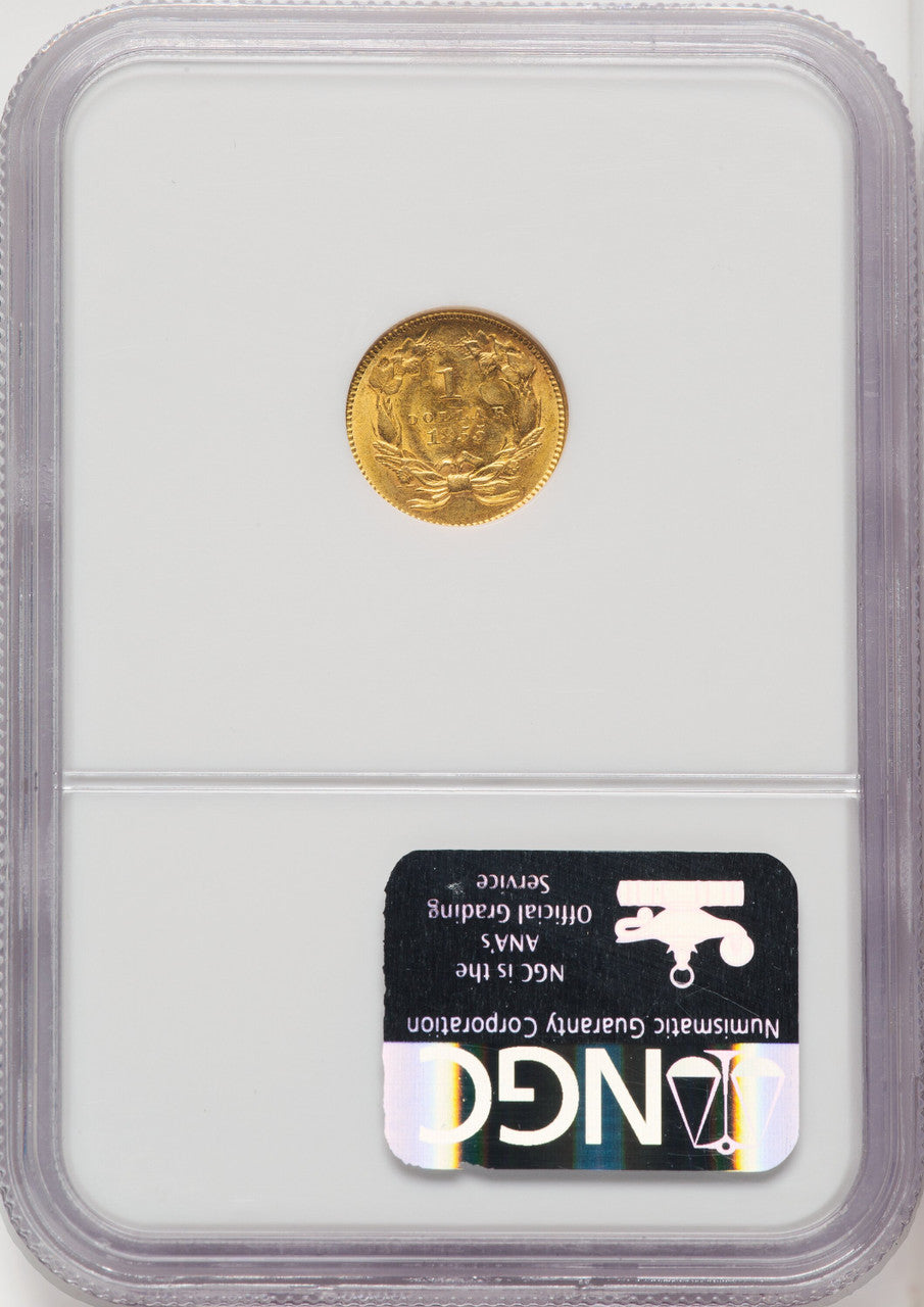 1855 G$1 Type Two Gold Dollar NGC MS62 (771966003)