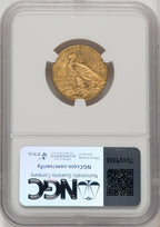 1909 $5 Indian Half Eagle NGC MS63 (771493018)