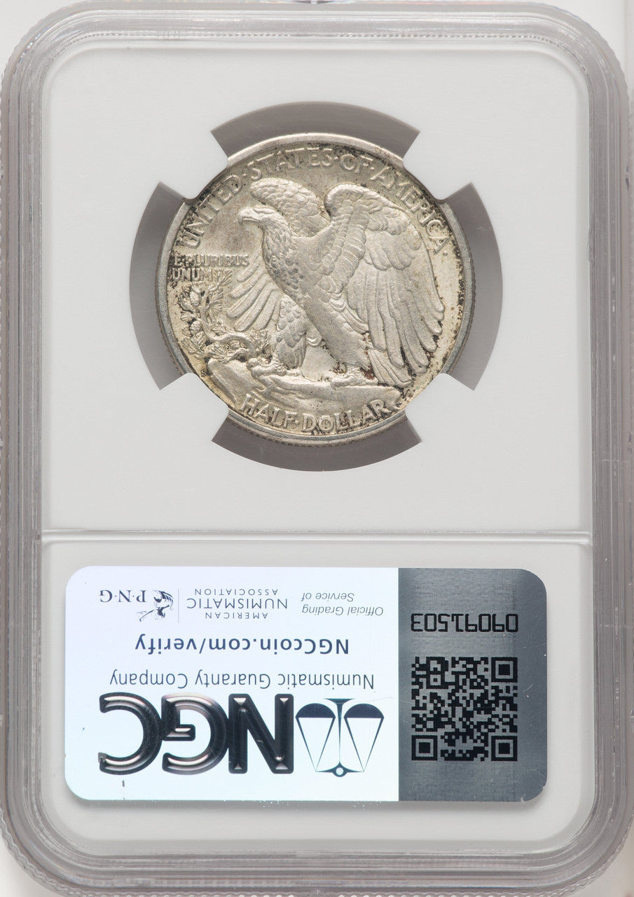 1923-S 50C Walking Liberty Half Dollar CACG AU58