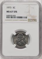 1973 5C FS Jefferson Nickel NGC MS67 (771930003)