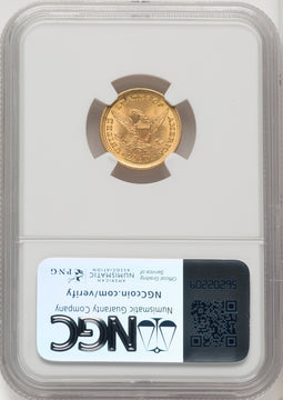 1901 $2.50 Liberty Quarter Eagle NGC MS67 (771365023)