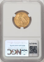 1911 $5 Indian Half Eagle NGC MS64 (771368052)
