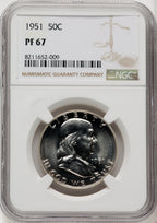 1951 50C Proof Franklin Half Dollar NGC PR67 (771290095)