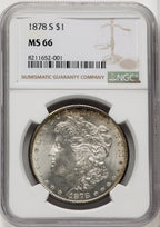 1878-S Morgan Dollar NGC MS66