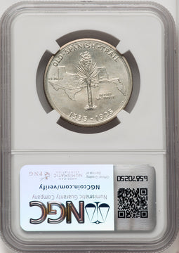 1935 50C Spanish Trail Commemorative Silver NGC MS67 (771274002)