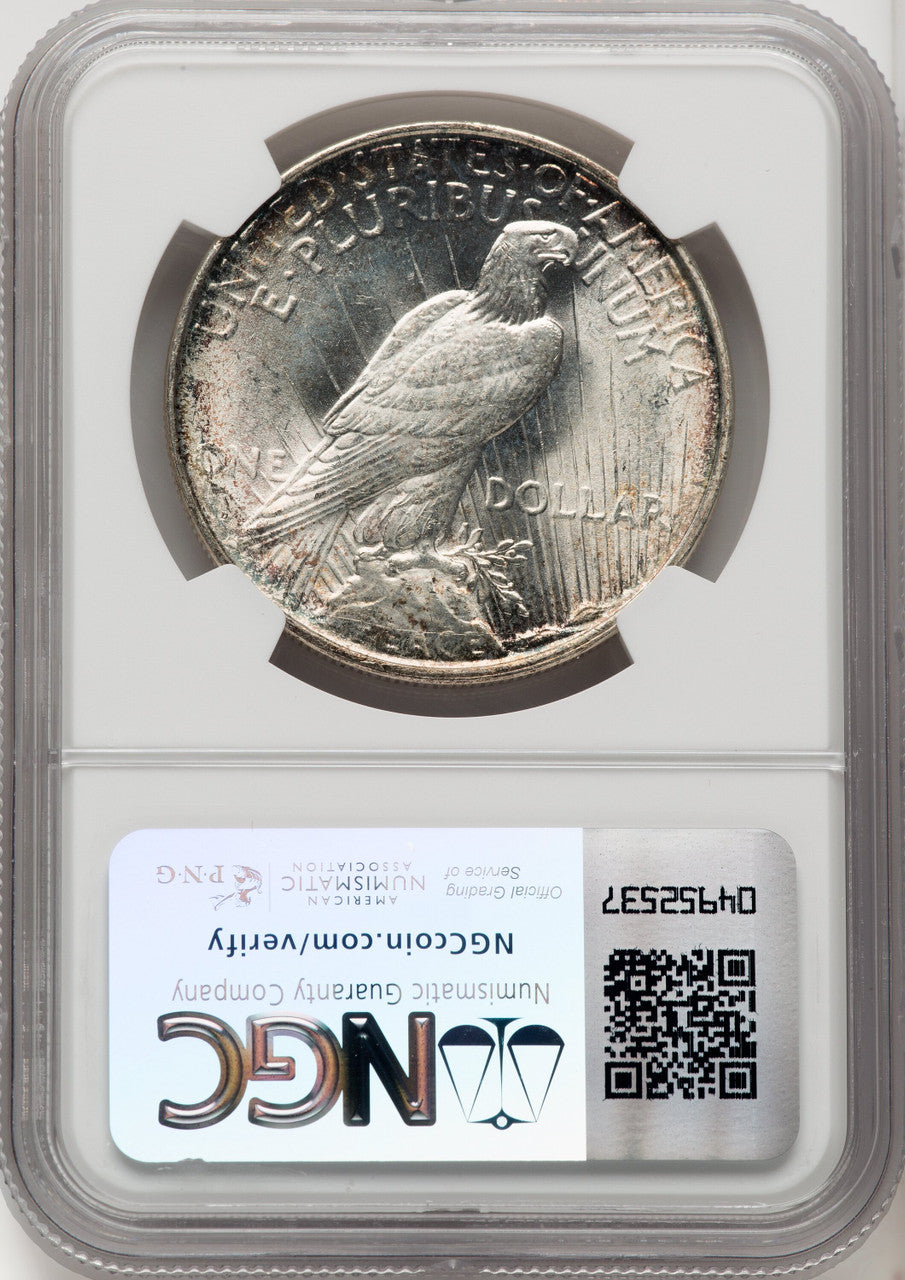 1922-D Peace Dollar NGC MS66 (768803032)