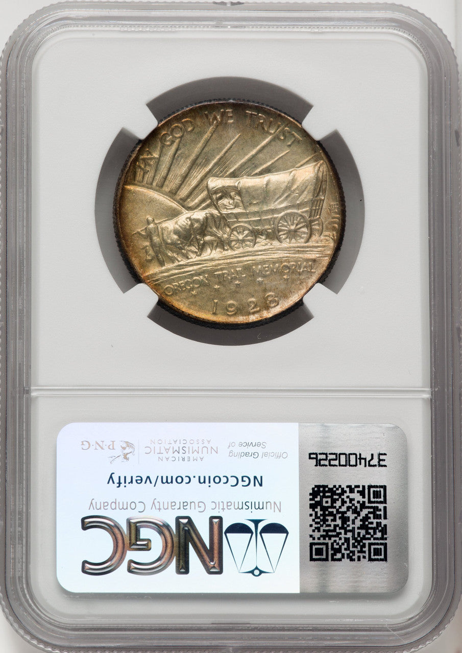 1928 50C Oregon Commemorative Silver NGC MS67 (771297002)