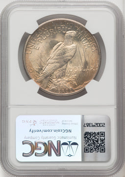 1921 Peace Dollar NGC MS65 (771365026)