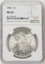 1882 Morgan Dollar NGC MS66 (506570012)