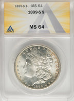 1899-S Morgan Dollar ANACS MS64
