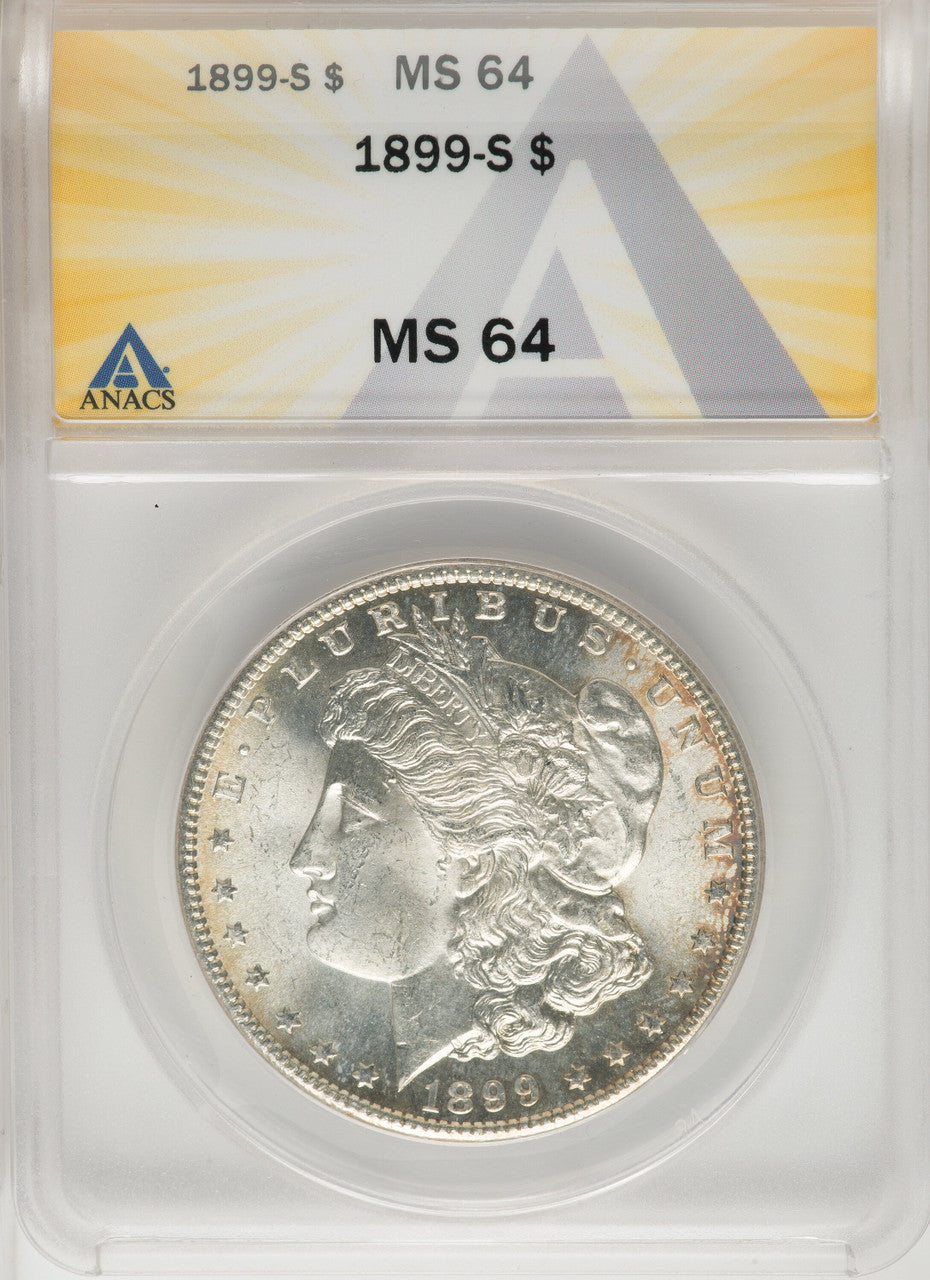 1899-S Morgan Dollar ANACS MS64