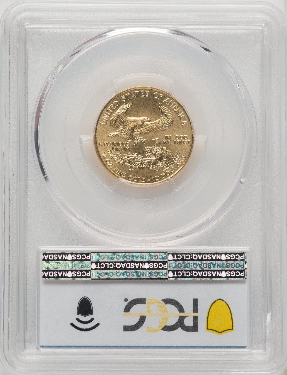 1997 $10 Quarter-Ounce Gold Eagle PCGS MS70 (771817001)