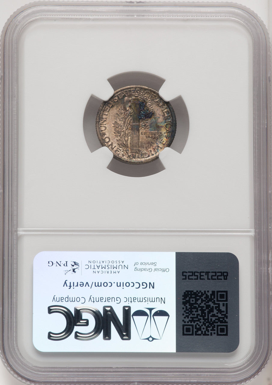 1917-D 10C FB Mercury Dime NGC MS65 (771858005)