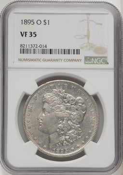 1895-O Morgan Dollar NGC VF35