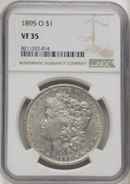 1895-O Morgan Dollar NGC VF35