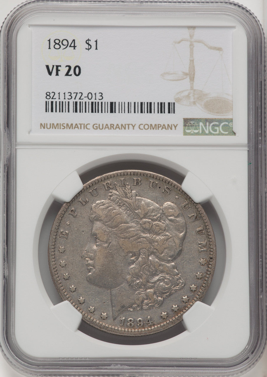 1894 Morgan Dollar NGC VF20