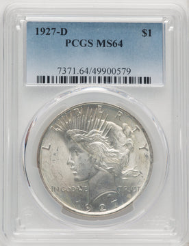 1927-D Peace Dollar PCGS MS64