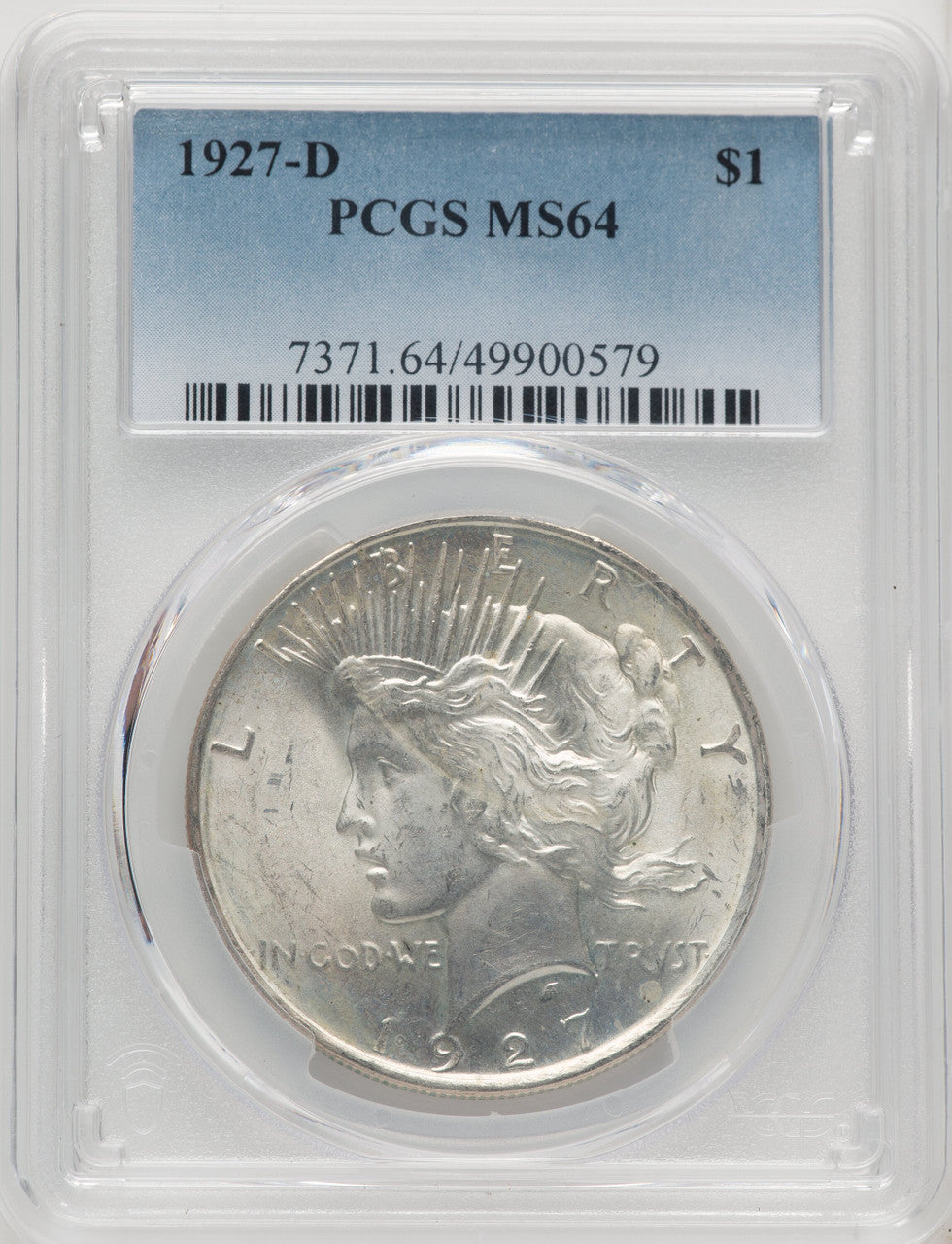 1927-D Peace Dollar PCGS MS64