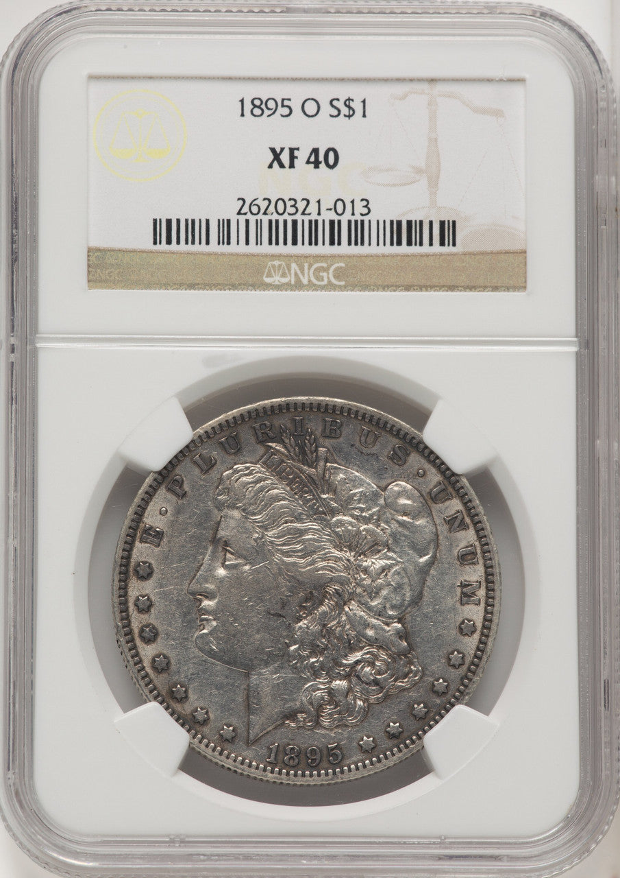 1895-O Morgan Dollar NGC XF40