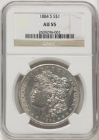1884-S Morgan Dollar NGC AU55 (771822024)
