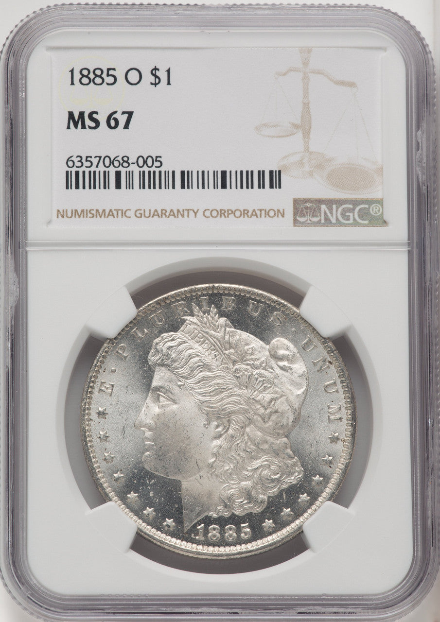 1885-O Morgan Dollar NGC MS67 (771822022)
