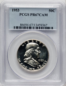 1953 50C CA Proof Franklin Half Dollar PCGS PR67 (771821009)