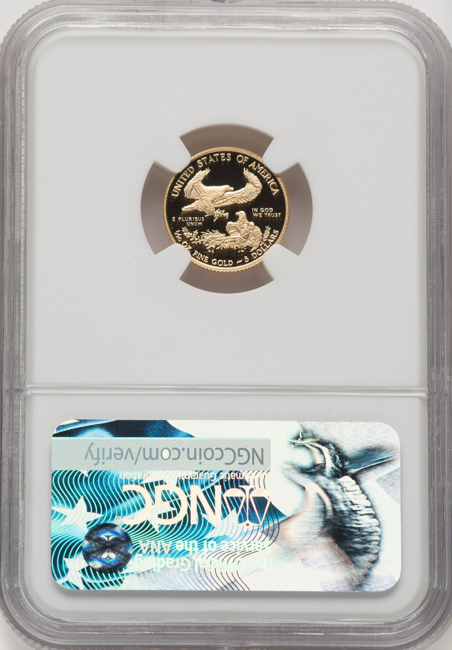 2017-W Gold American Eagle 4-Coin Set NGC PF70 Moy Signed