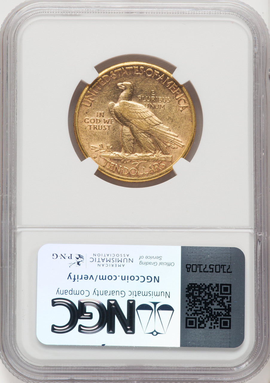 1910-S $10 Indian Eagle NGC AU55