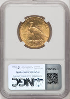 1911 $10 Indian Eagle NGC MS62 (67696011)