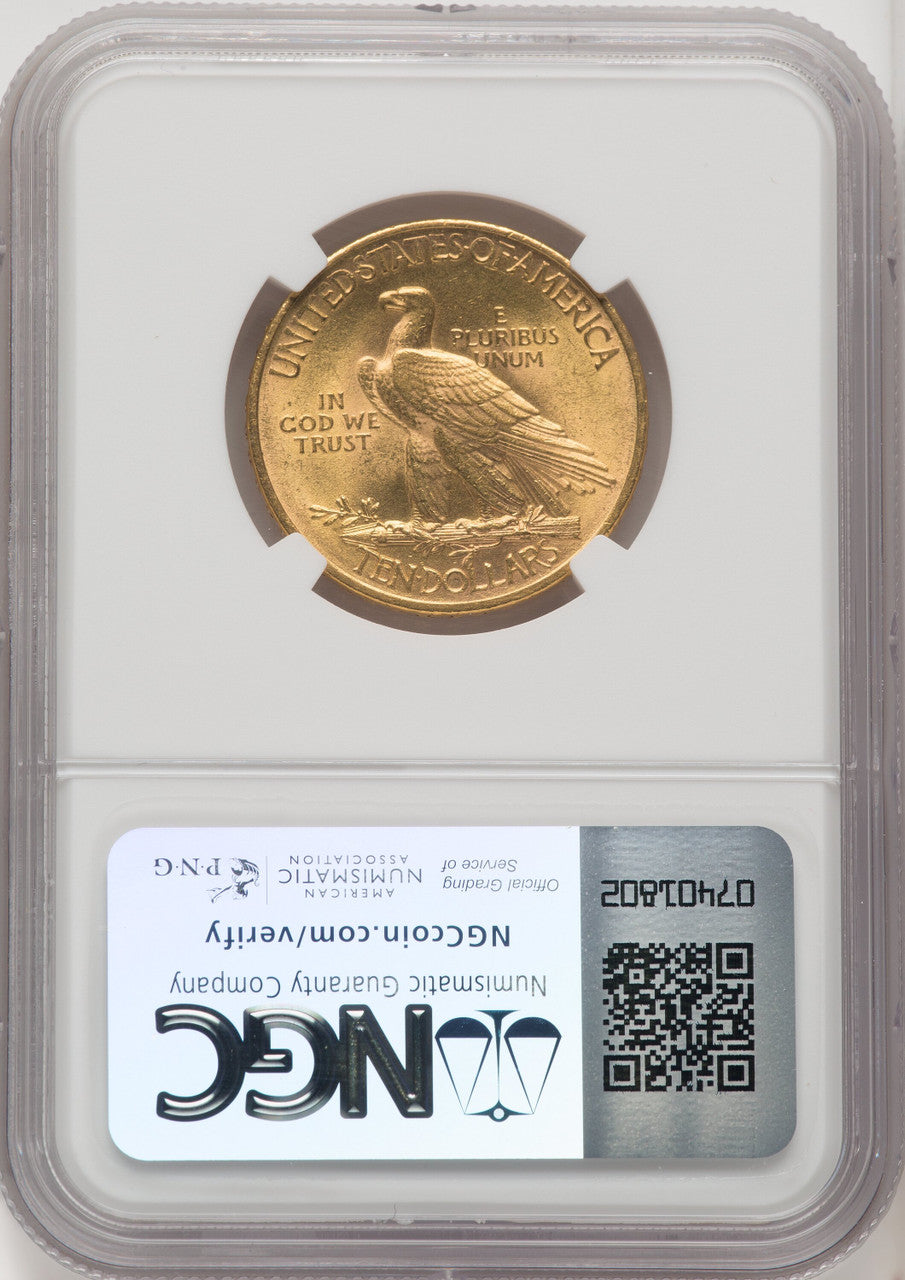 1911 $10 Indian Eagle NGC MS62 (67696011)