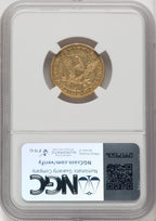 1846 $5 Large Date Liberty Half Eagle NGC AU50 (572216002)