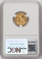 1911 $2.50 Indian Quarter Eagle NGC MS64 (769207001)