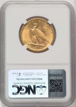 1907 $10 No Motto Indian Eagle NGC MS61 (506785005)