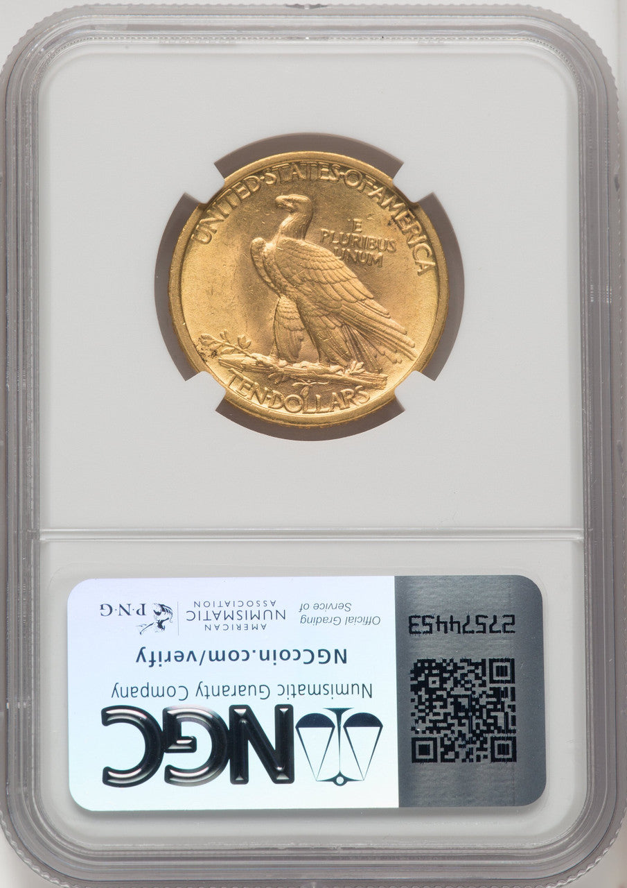 1907 $10 No Motto Indian Eagle NGC MS61 (506785005)