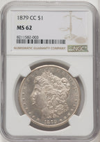 1879-CC Morgan Dollar NGC MS62