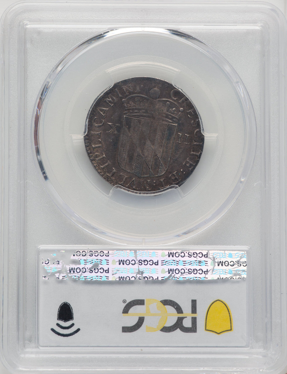 Lord Baltimore Shilling Colonials PCGS AU55
