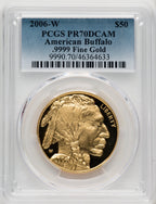 2006-W 1 oz Gold Buffalo PCGS PR70UCAM