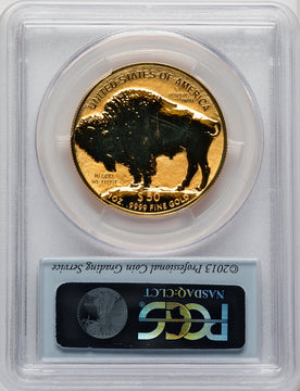 2013-W $50 One-Ounce Gold Buffalo Reverse Proof Chicago ANA PCGS PR70 (771665006)