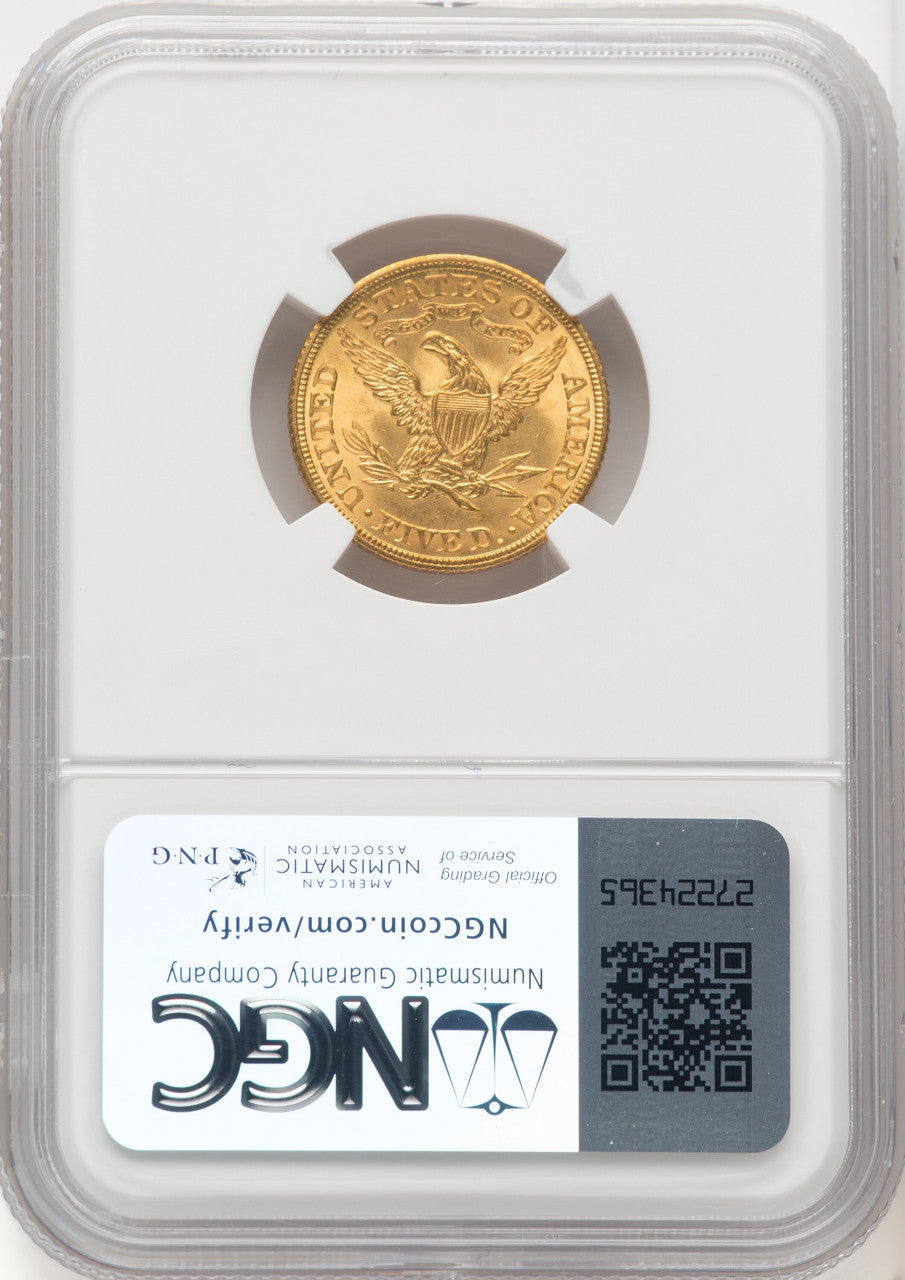 1904 $5 Liberty Half Eagle NGC MS67