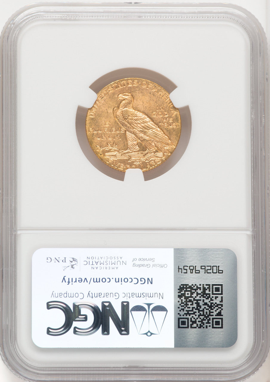 1909-D $5 Indian Half Eagle CACG MS64