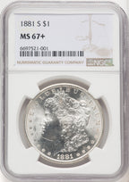 1881-S Morgan Dollar NGC MS67+ (772193005)