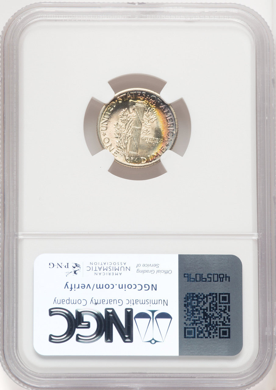 1938 10C Mercury Dime NGC MS68