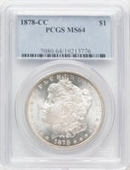 1878-CC Morgan Dollar PCGS MS64 (772189002)