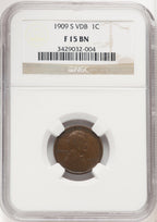 1909-S 1C VDB BN Lincoln Cent NGC 15 (519992005)
