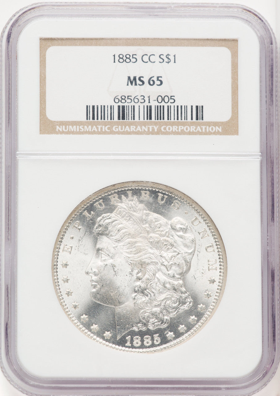 1885-CC Morgan Dollar NGC MS65 (772309011)