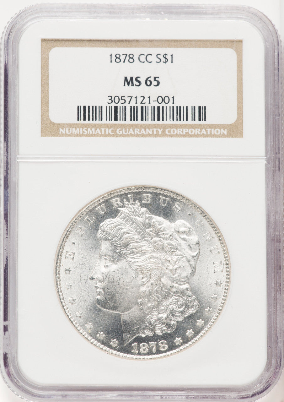 1878-CC Morgan Dollar NGC MS65 (772309003)