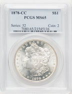 1878-CC Morgan Dollar PCGS MS65 (772309002)