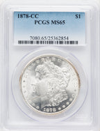 1878-CC Morgan Dollar PCGS MS65 (772309001)